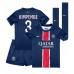 Paris Saint-Germain Presnel Kimpembe #3 Hjemmedraktsett Barn 2024-25 Korte ermer (+ Korte bukser)